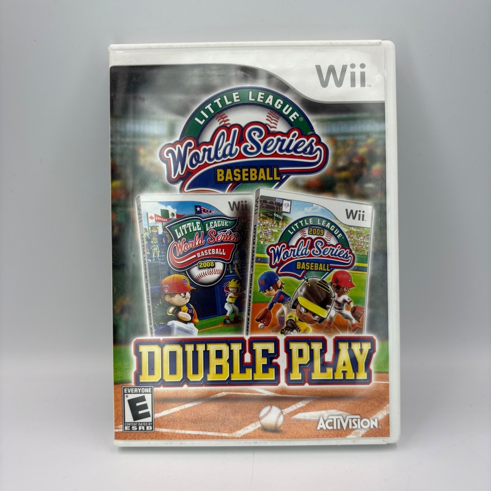 Activision Little League World Series Baseball Double Play Wii White Good Sports